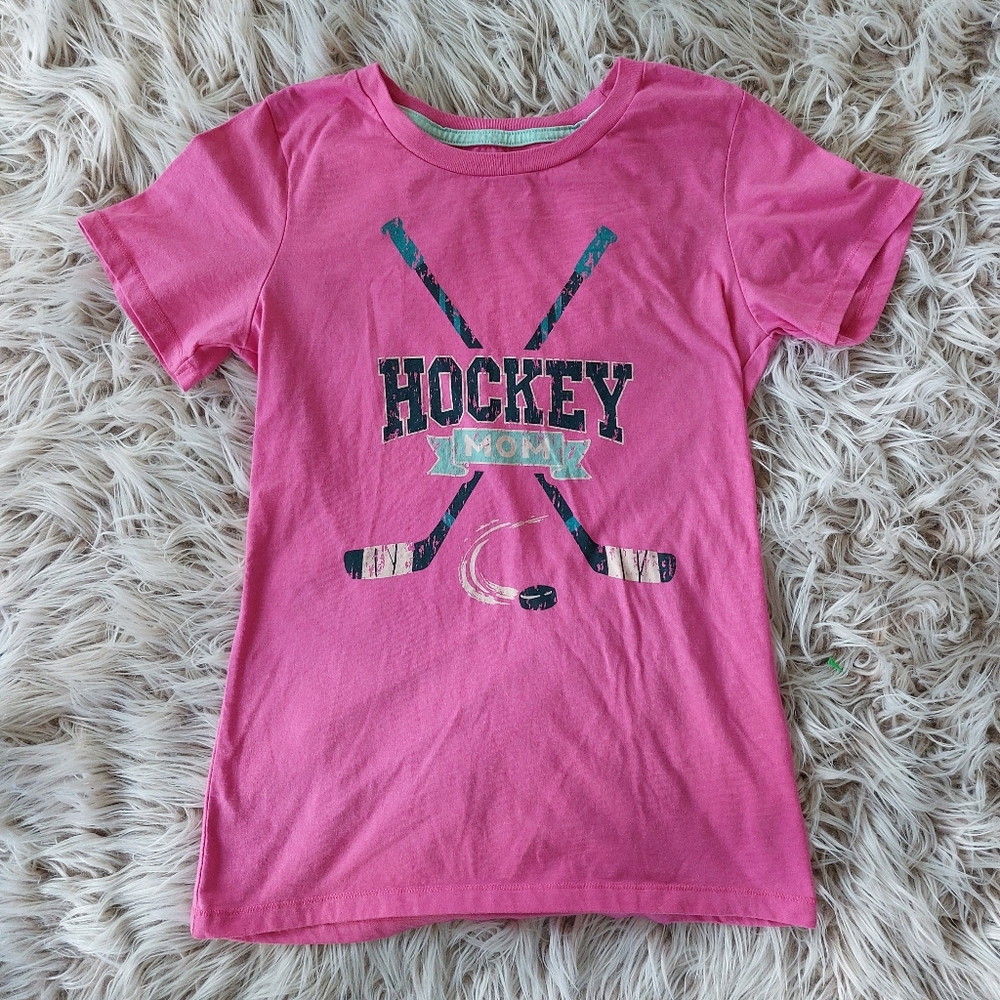 Hockey Mom Pink Shirt